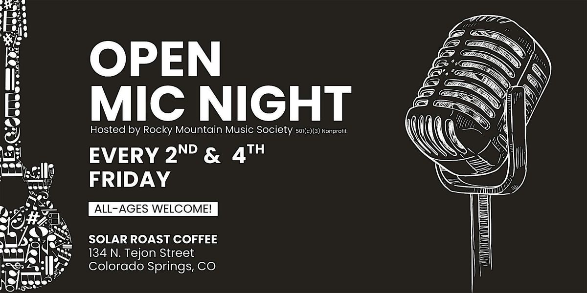 Open Mic at Solar Roast Coffee - Colorado Springs