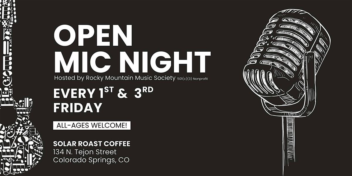 Open Mic at Solar Roast Coffee - Colorado Springs