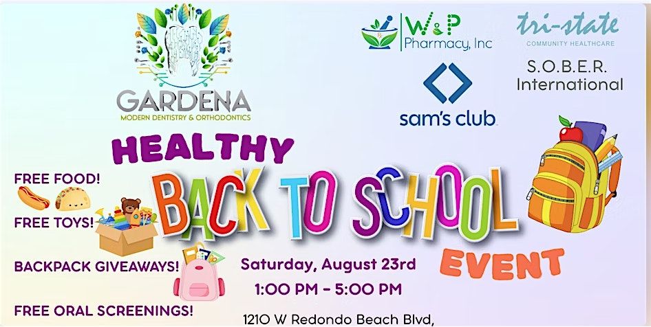 ***** Venders Wanted ***FREE Community Health Fair backpack giveaway