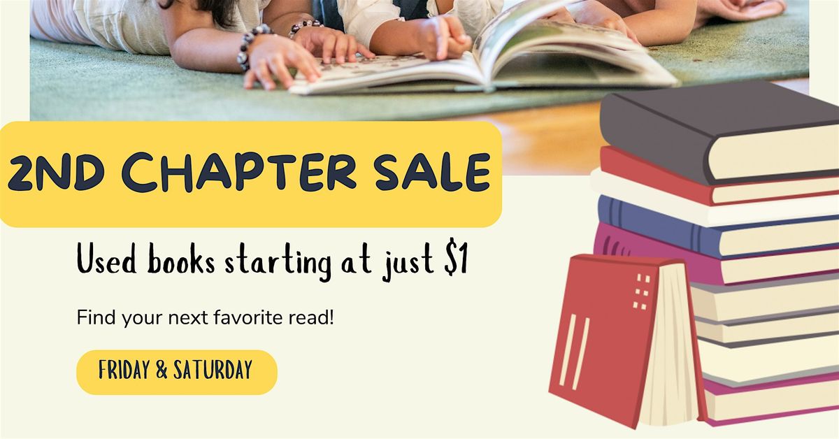 Second Chapter Sale \u2013 Book Bargains for All