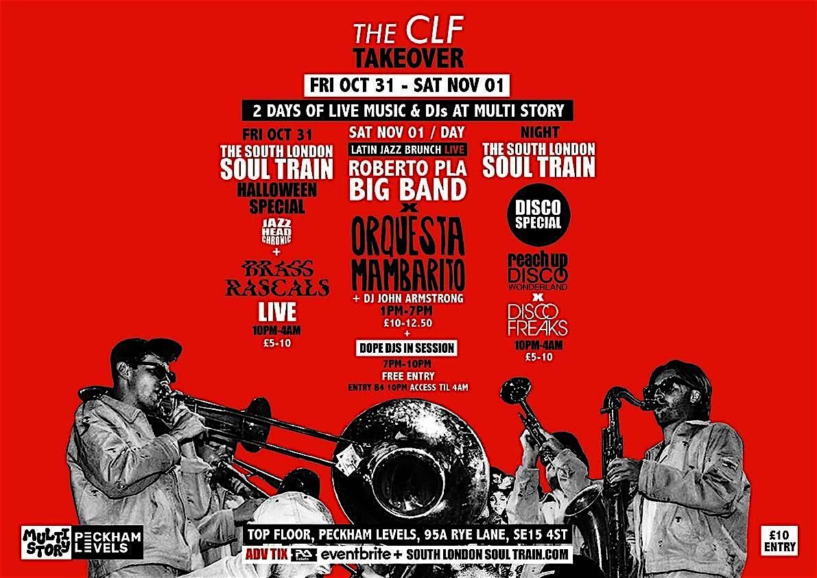 The CLF Takeover w\/Brass Rascals (Live), Roberto Pla Big Band (Live) + More