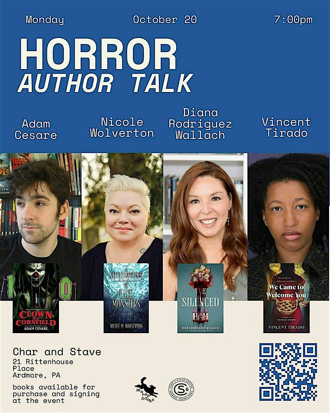 Monsters Under My Bed: Horror Author Panel
