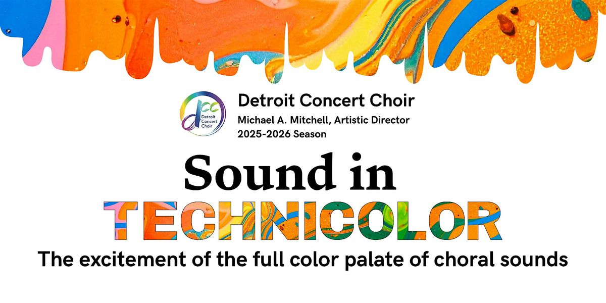 Sound in Technicolor - May 16, 7:30pm - Grosse Pointe Park