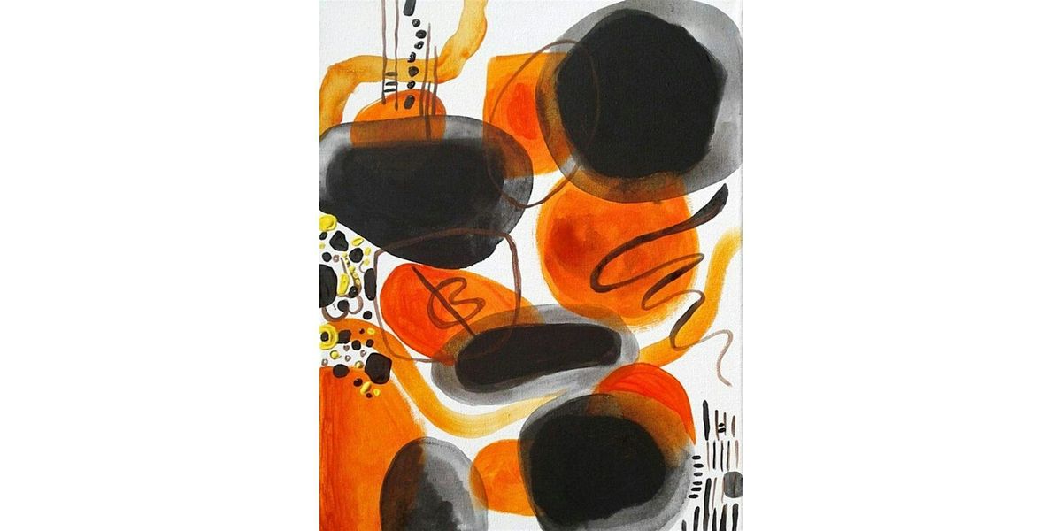 Echoes of Autumn with Abstract Shapes Painting Class