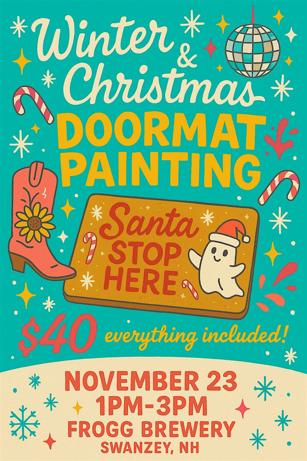 Winter\/ Christmas Doormat Workshop