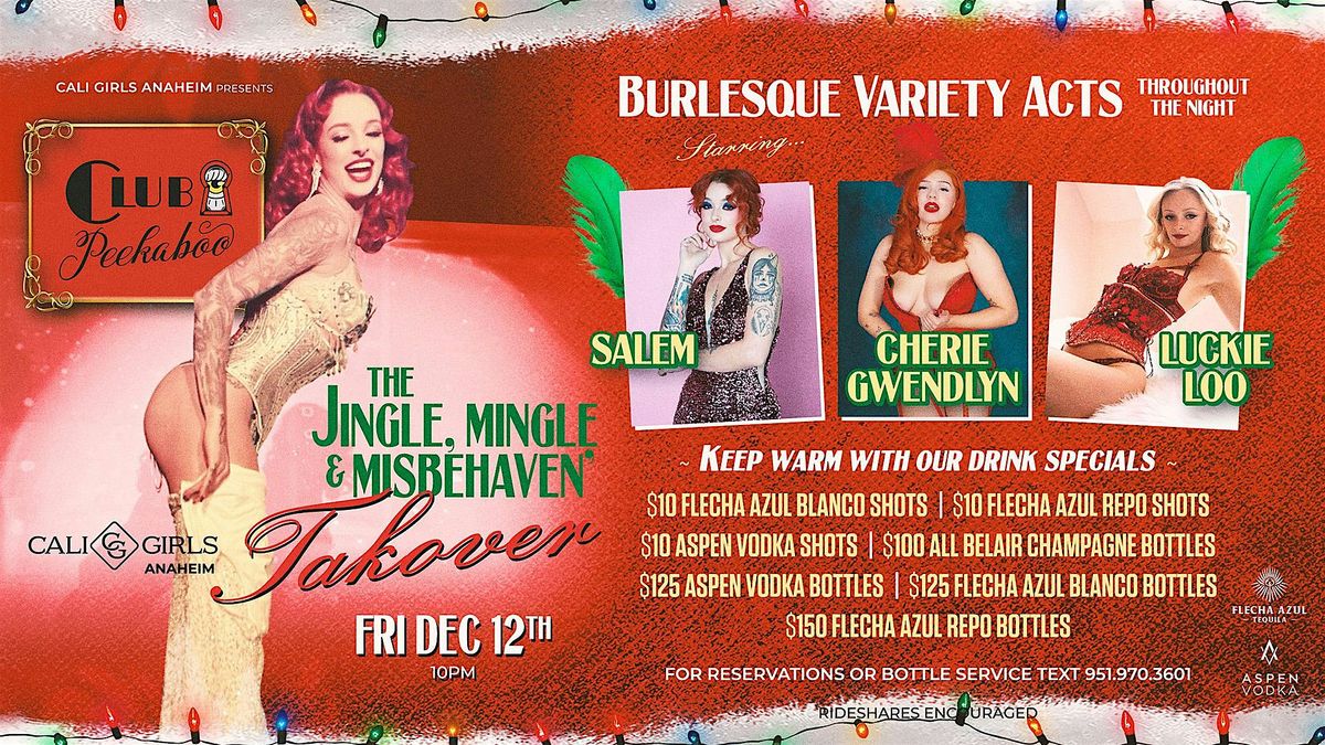 Club Peekaboo Takeover @ Cali Girls Anaheim