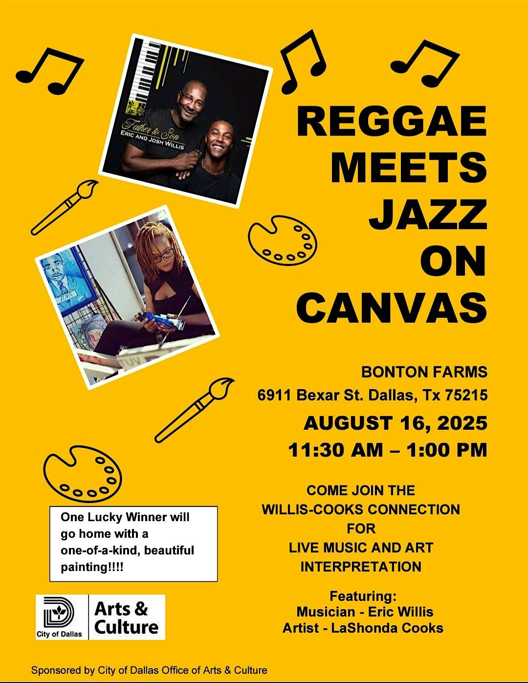 REGGAE MEETS JAZZ ON CANVAS
