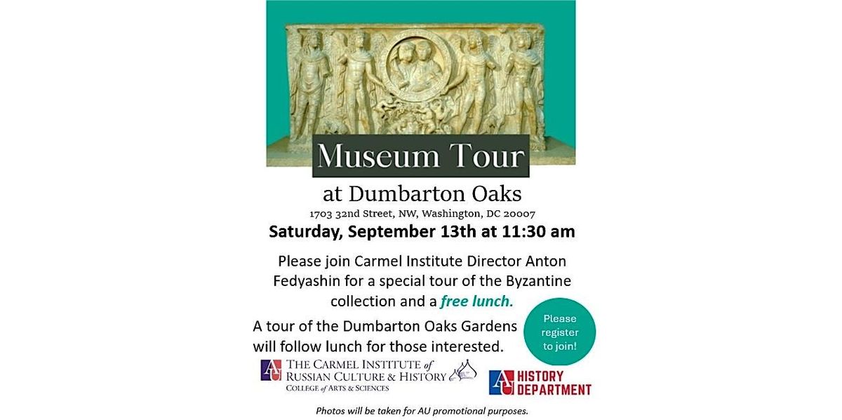 Dumbarton Oaks tour September 13, 2025