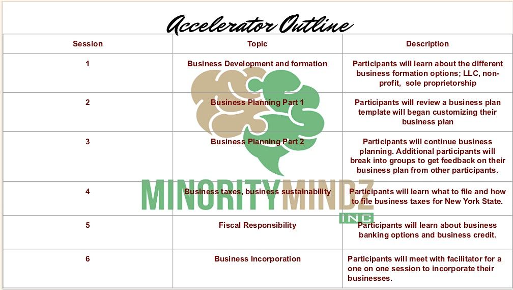 M.M.A.P ( Minority Mindz Accelerator Project)