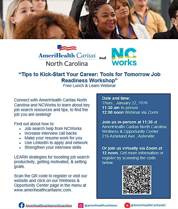 Tips to Kick Start Your Career: A Job Readiness Workshop with NCWorks