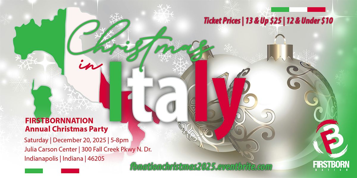FB Nation 2025 "Christmas in Italy" Holiday Fellowship