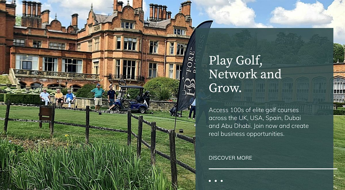 "FORE" Business Golf and Networking |Sale Golf Club