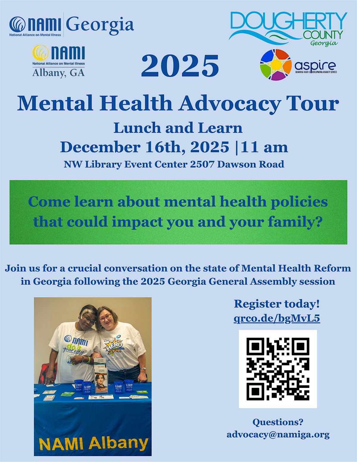 NAMI Georgia and NAMI Albany Behavioral Health Tour