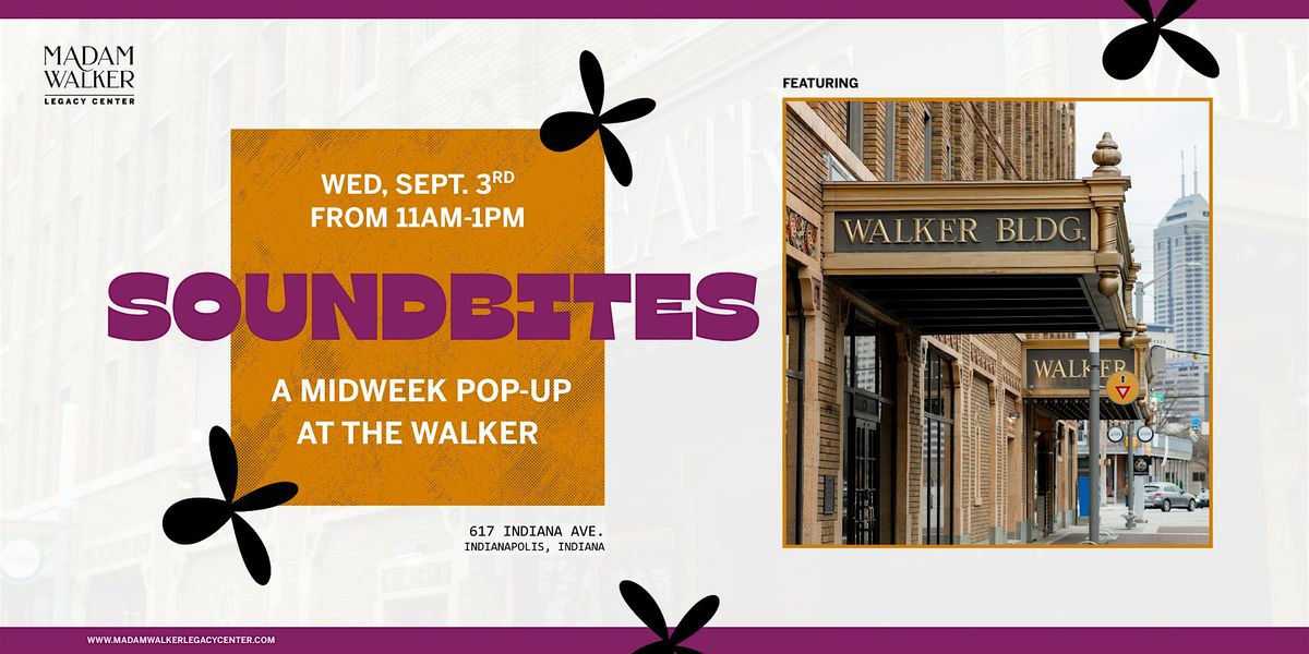 SoundBites: A Midweek Pop-Up at The Walker