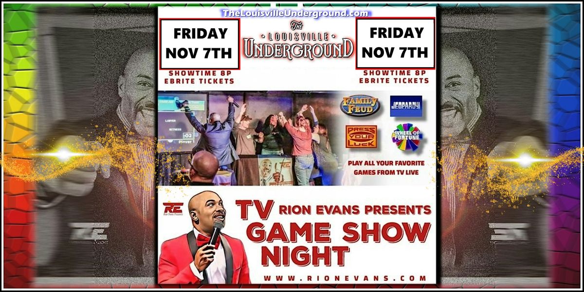 TV GAME SHOW NIGHT w\/ RION EVANS