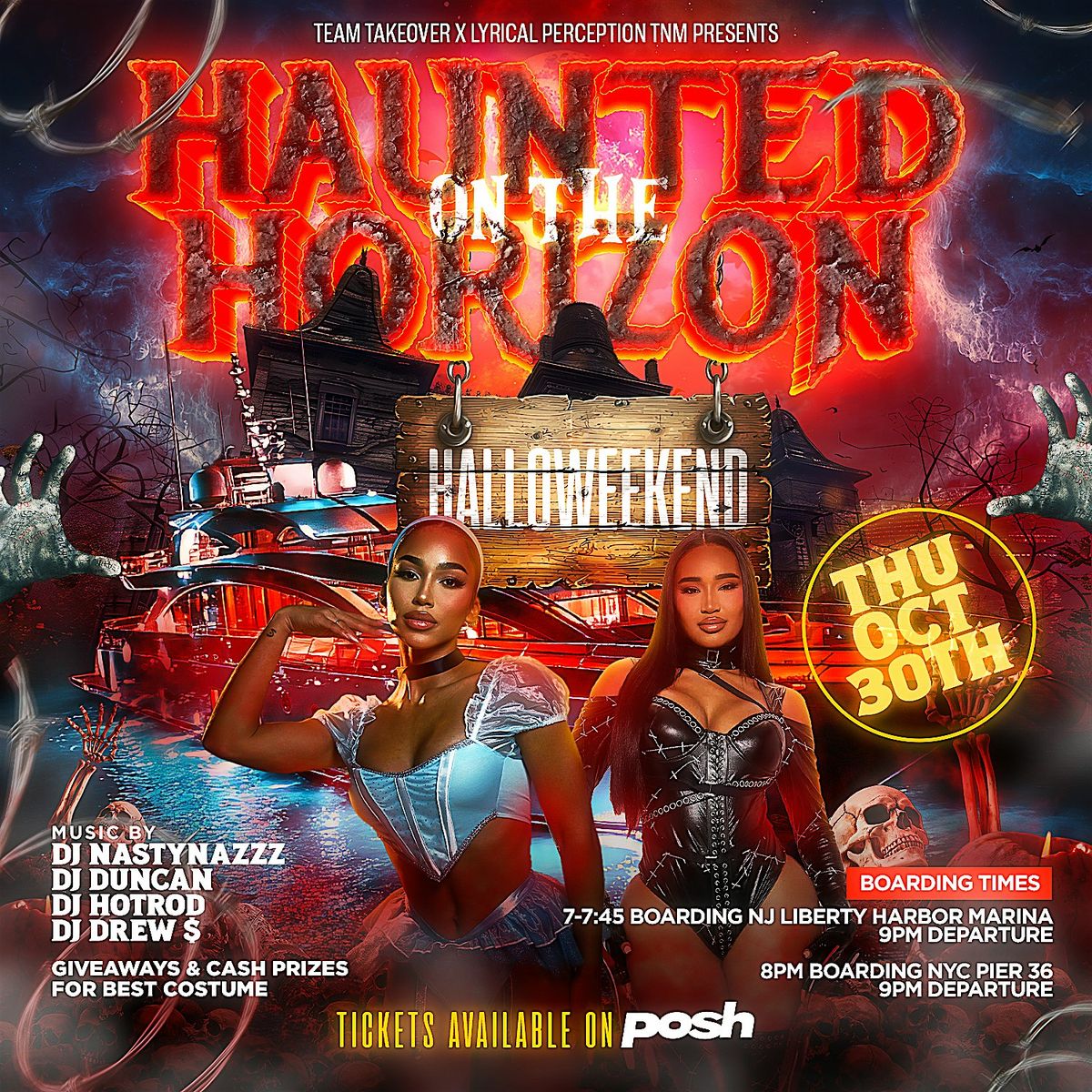 Haunted On The Horizon Party Cruise