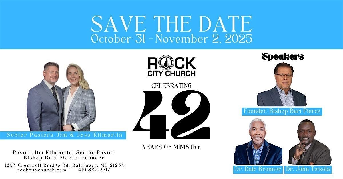 Rock City Church 42nd Anniversary Convention