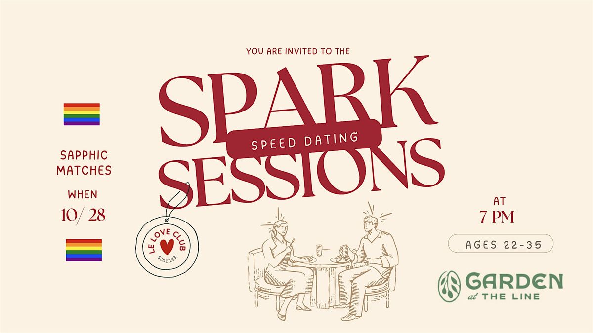 Spark Sessions: Queer Speed Dating | Sapphic Matches (Ages 22-35)