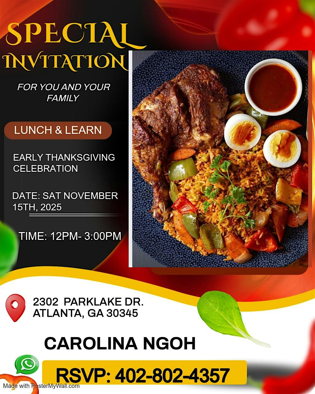 Early Thanksgiving Celebration