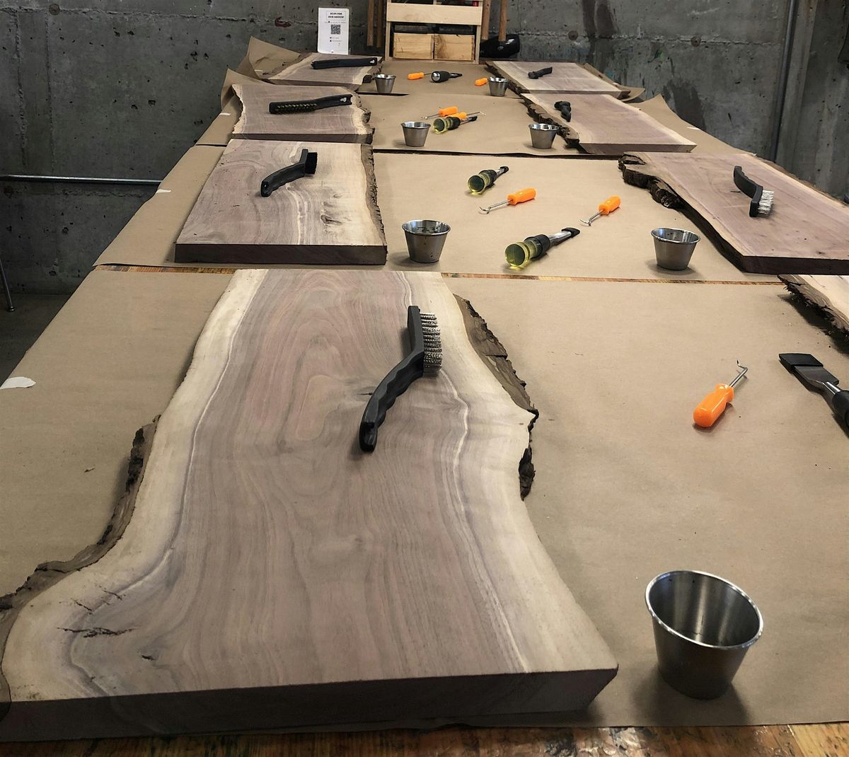 DIY Walnut Charcuterie Board Workshop (no food) at Swan Island Dahlias