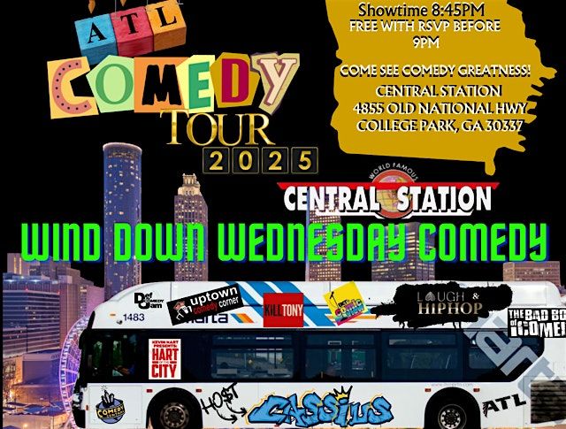 Laugh & Hip Hop Wednesdays at Central Station Hosted by Cassius