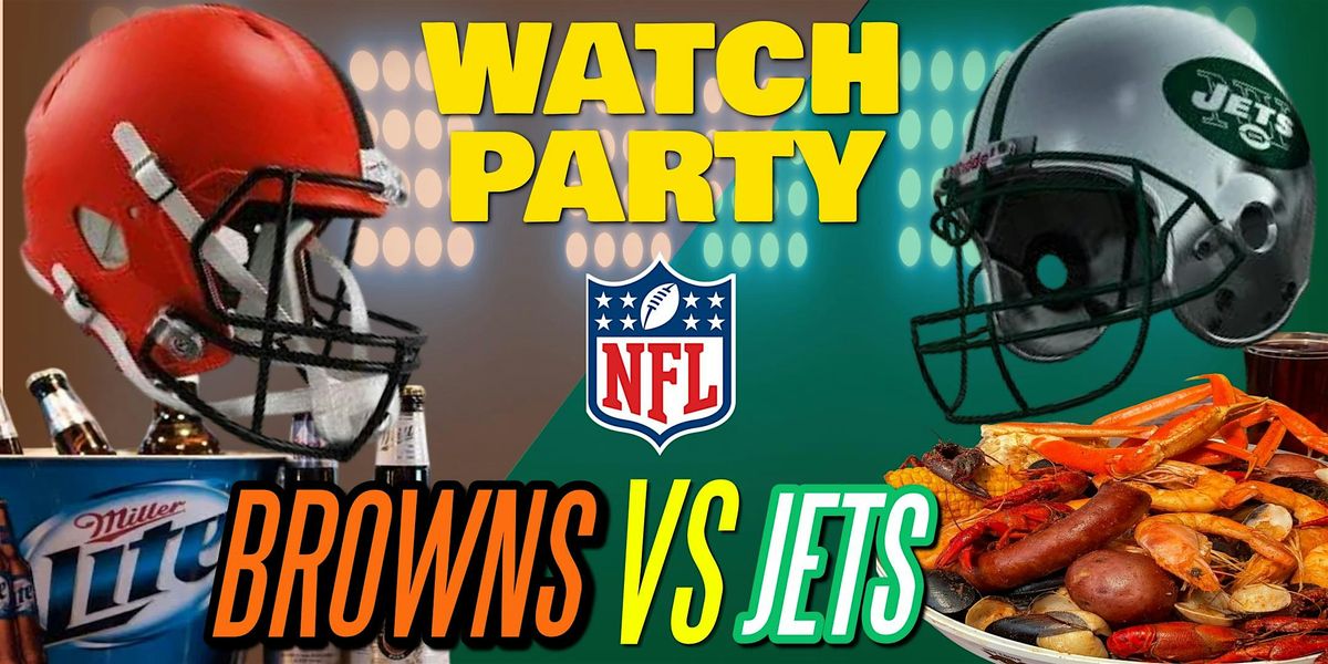Browns vs Jets!! - Watch Party at The Revel!
