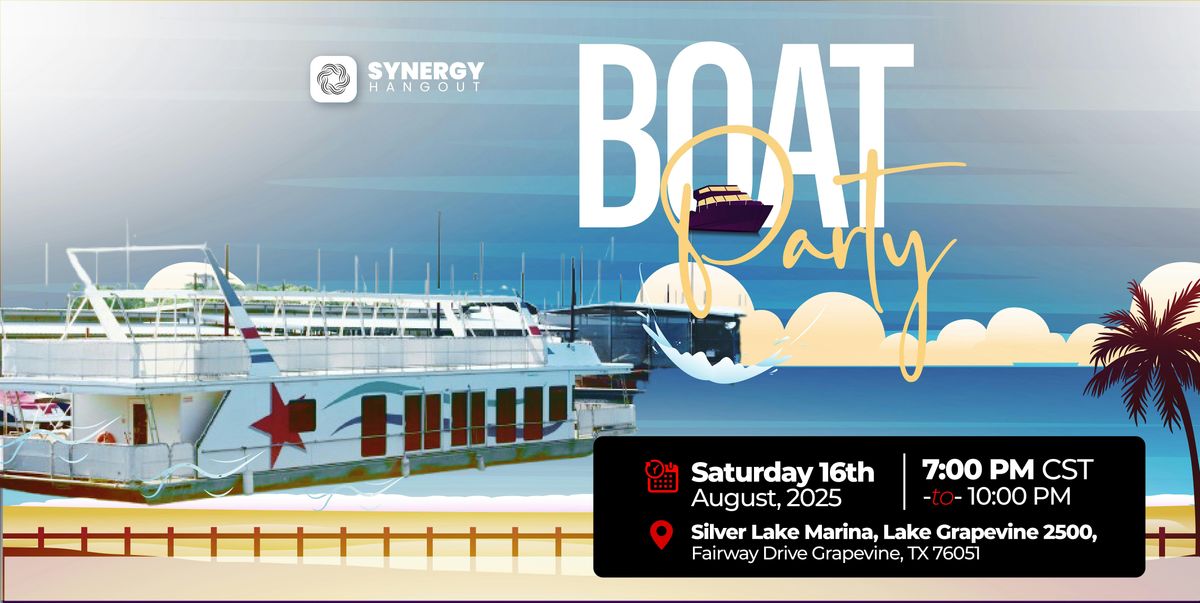 Synergy Hangout All White Boat Party