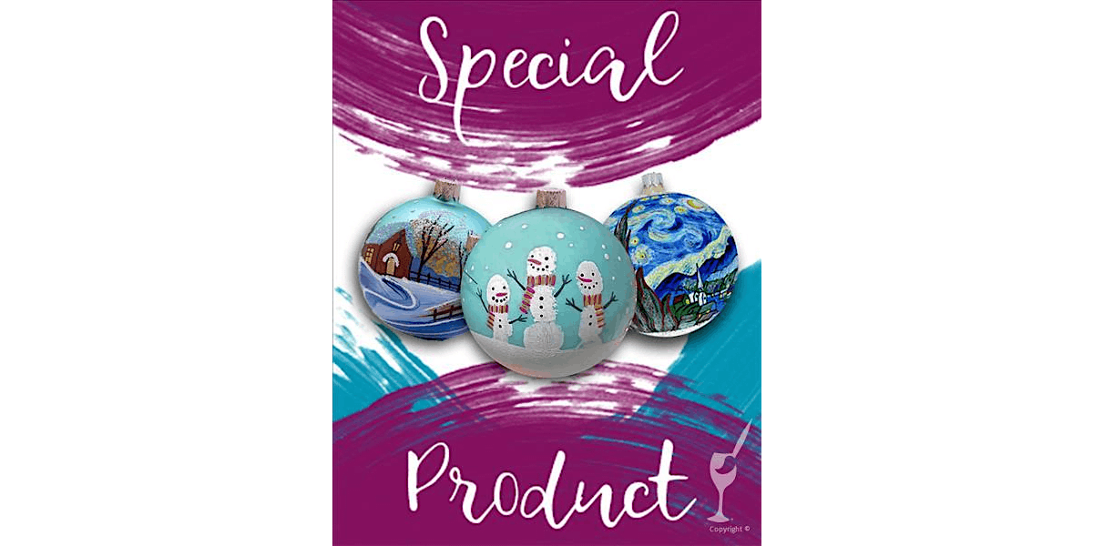 Holiday Ornament - Paint and Sip in Denver | Classpop!\u2122