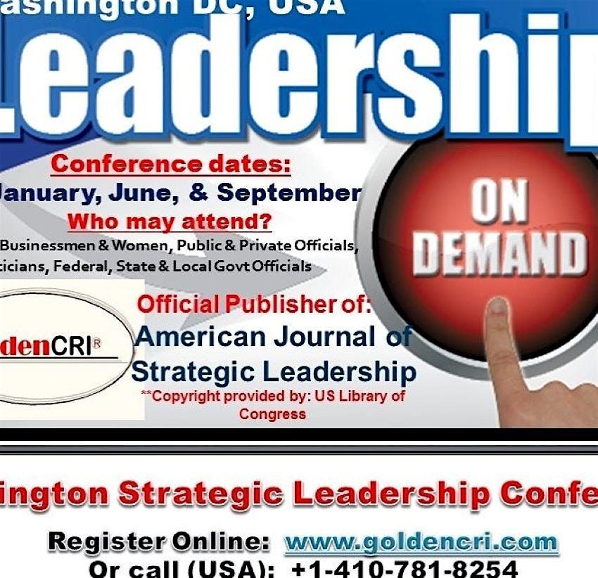 Washington International Strategic Leadership Conference