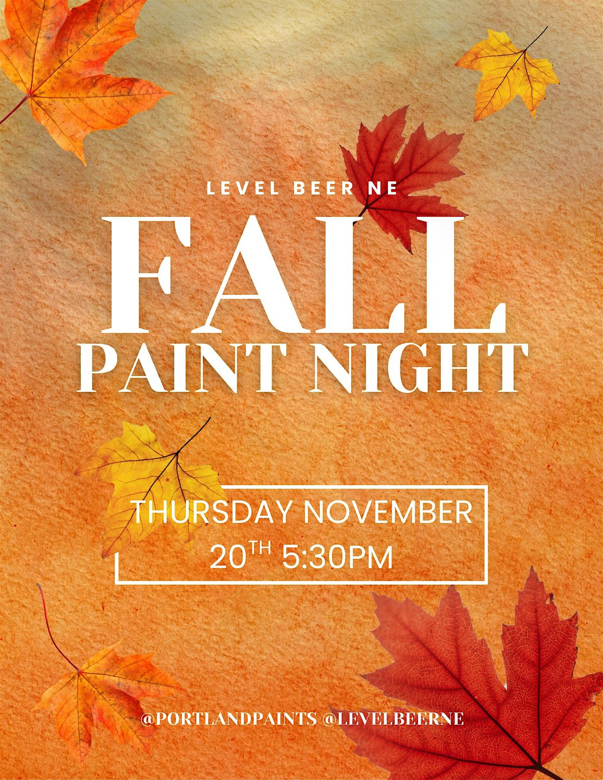 Fall Paint Night