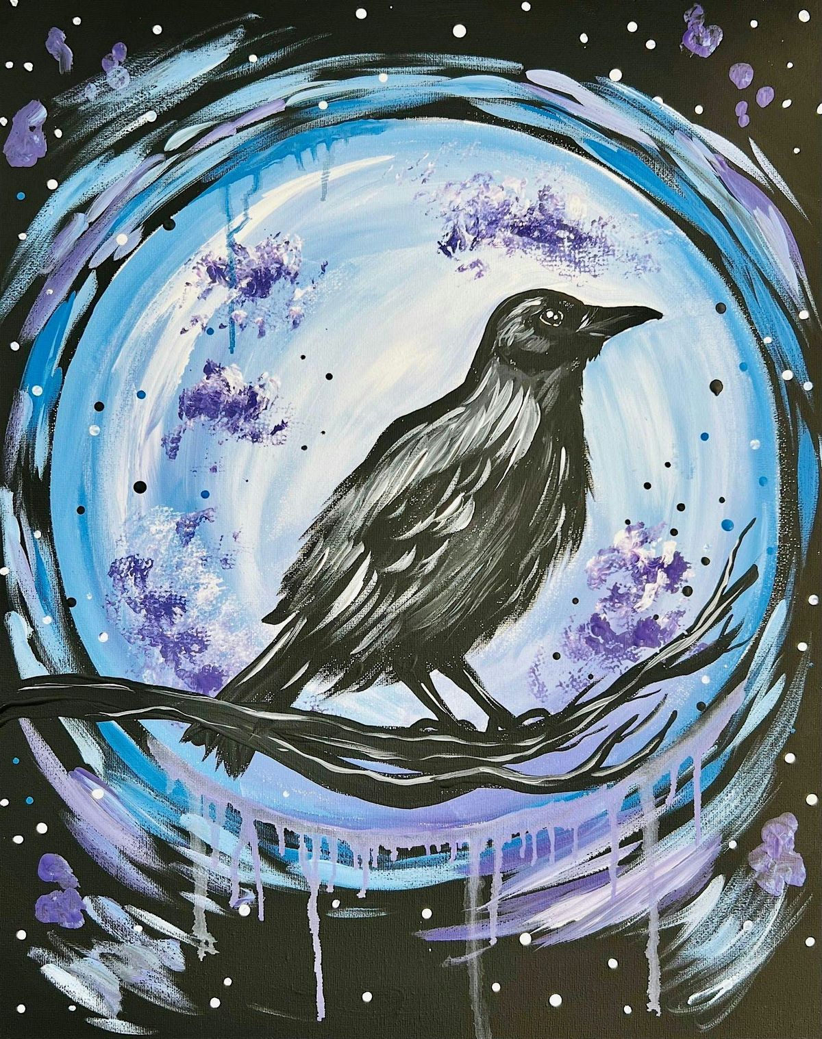 Paint Party-Twilight Raven