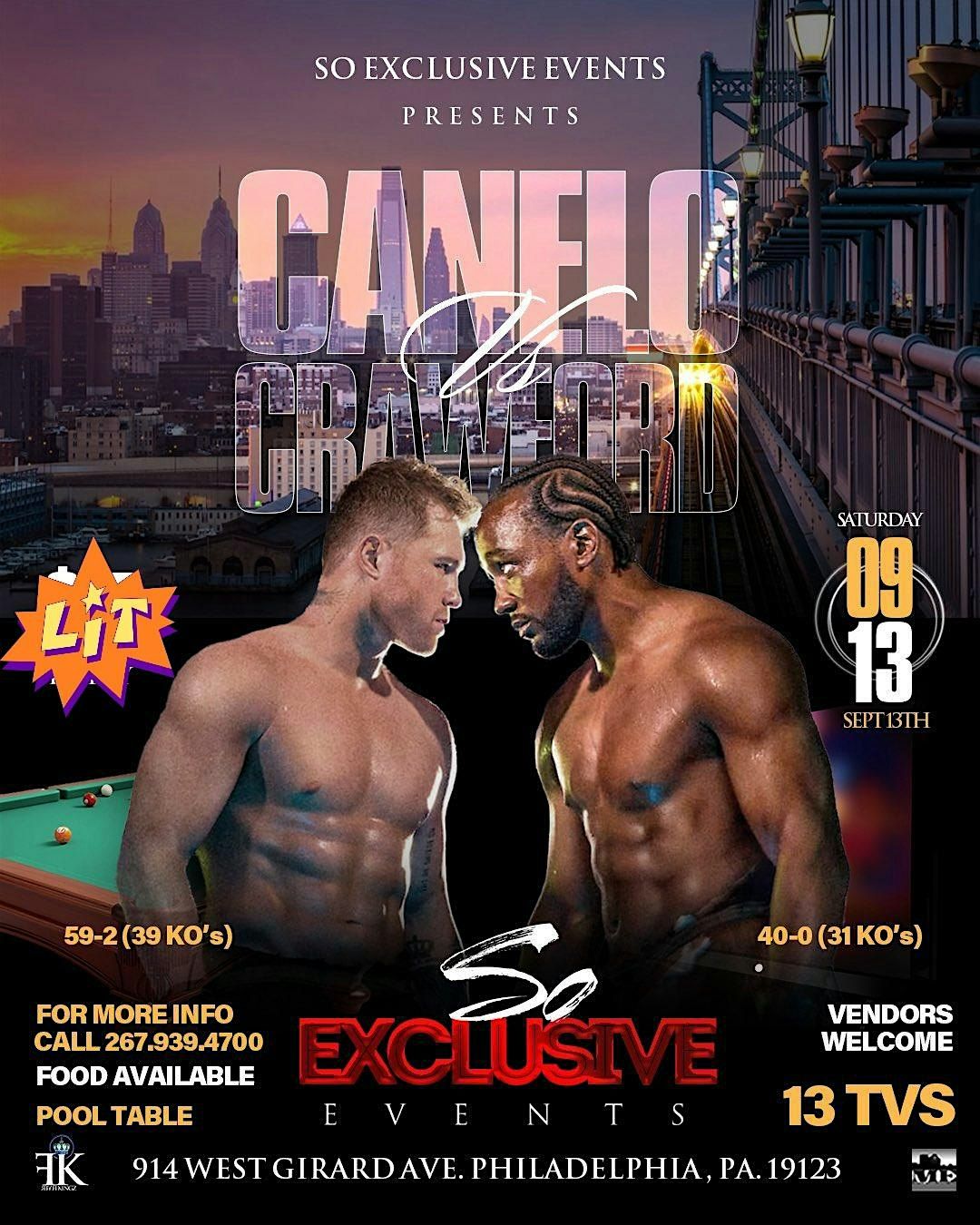 Canelo vs Crawford Fight Night