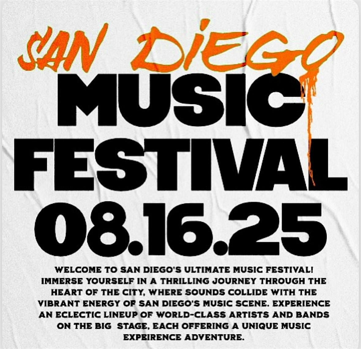 SAN DIEGO MUSIC FESTIVAL ARTIST\/VENDOR SIGN UP