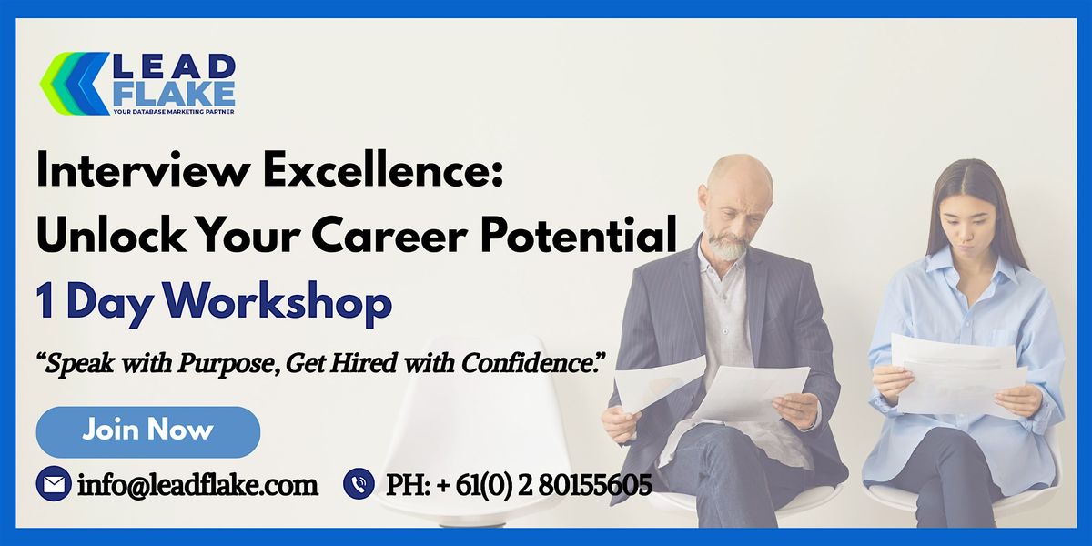 Sharpen Your Interview Edge Workshop in Auckland