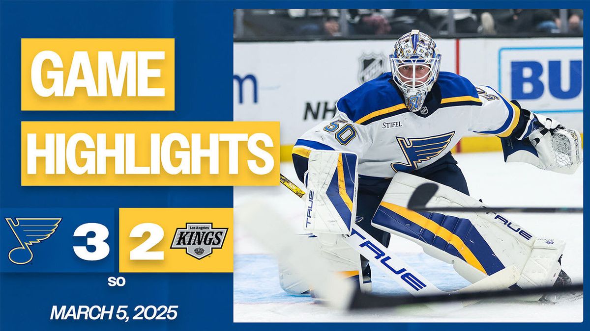 Parking St. Louis Blues at Los Angeles Kings