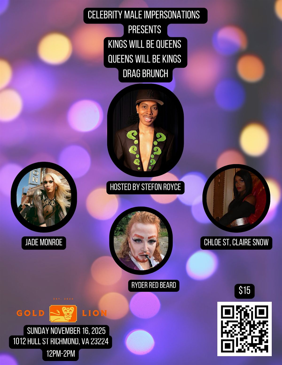 Kings will be Queens, Queens will be Kings Drag Brunch