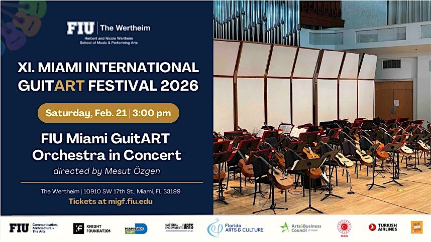 MIGF 2026 GuitART Festival: FIU Miami GuitART Orchestra