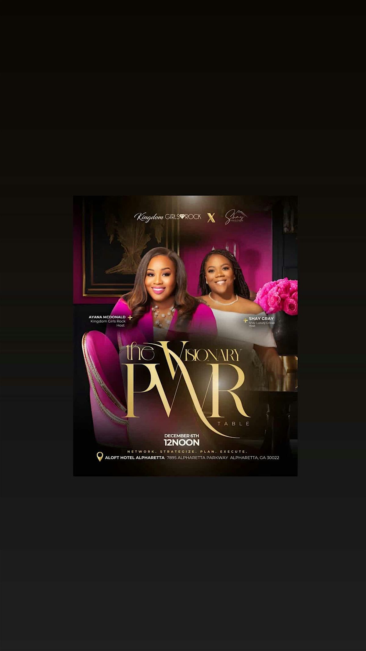 The Visionary PWR Table