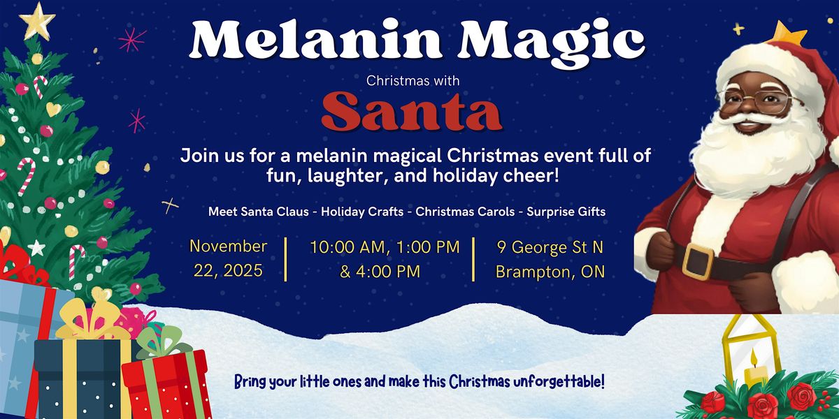 Melanin Magic Christmas - Photo with Santa