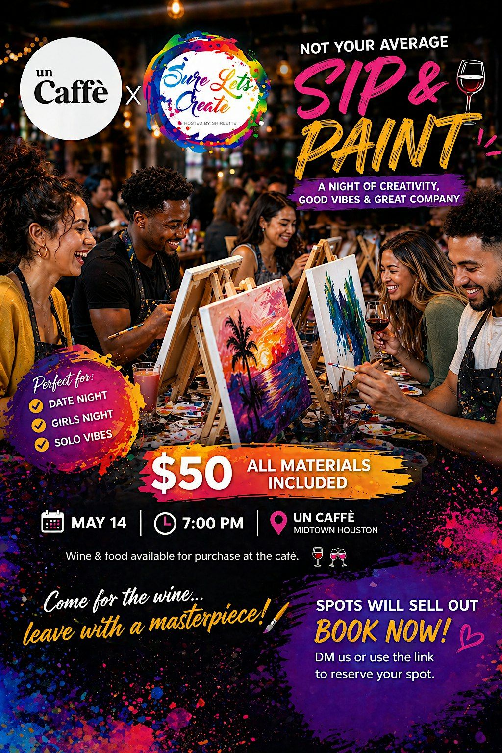 Not Your Average Sip And Paint!