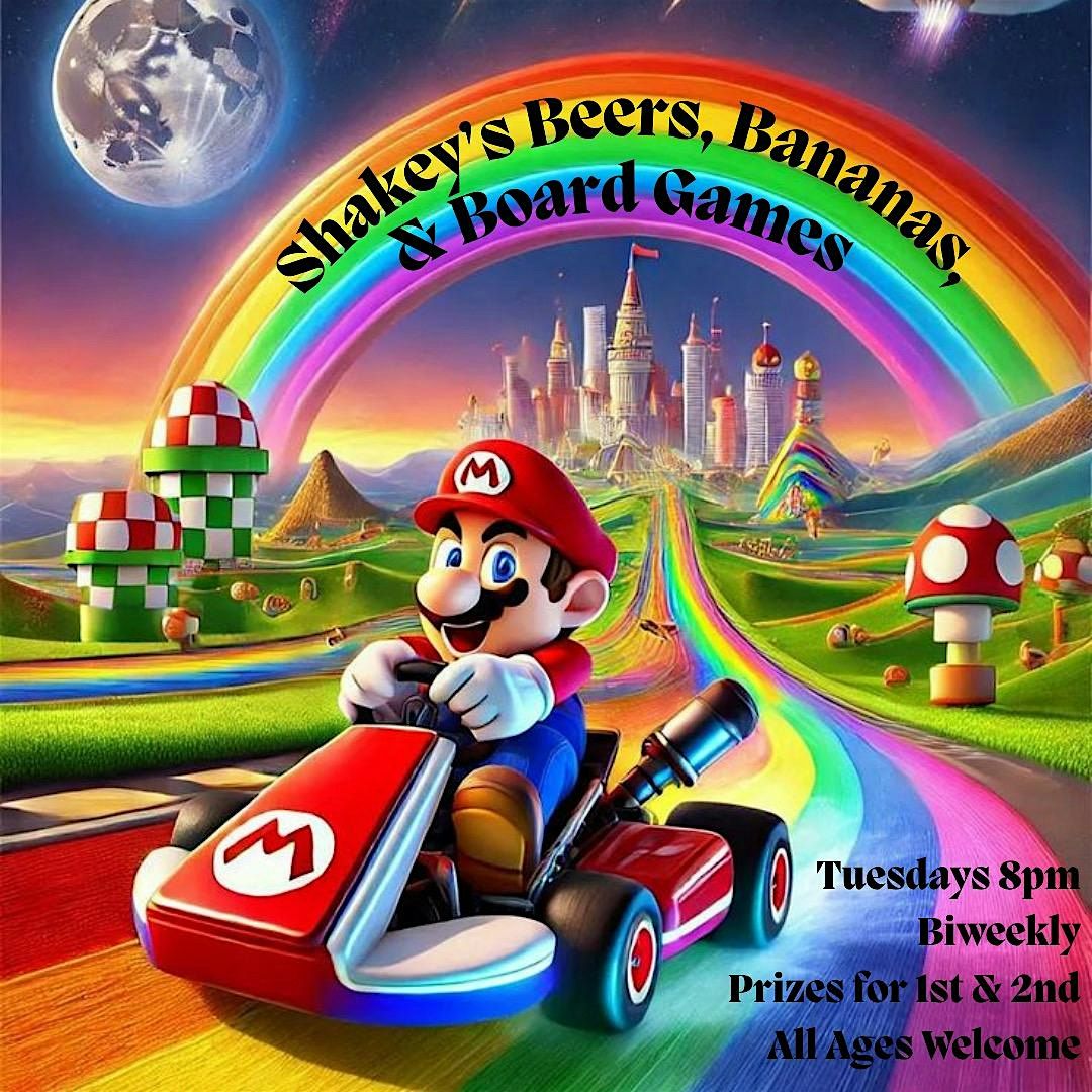 Beers, Bananas & Board Games: Mario Kart Tournament & Board Games Night