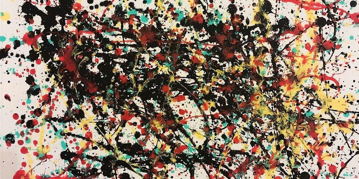 Abstract Expressionism, inspired by Jackson Pollock Art Class