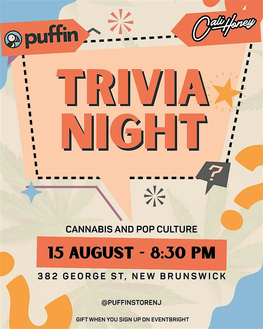 Trivia Night With Puffin Store NJ