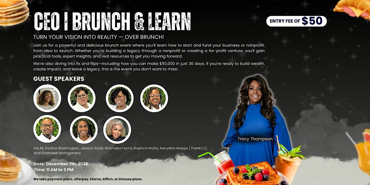 CEO Brunch and Learn (Funding & Grant)