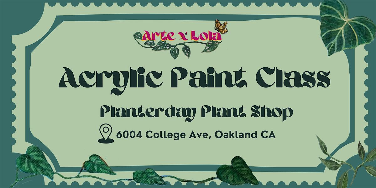 Arte con Lola: An acrylic paint class