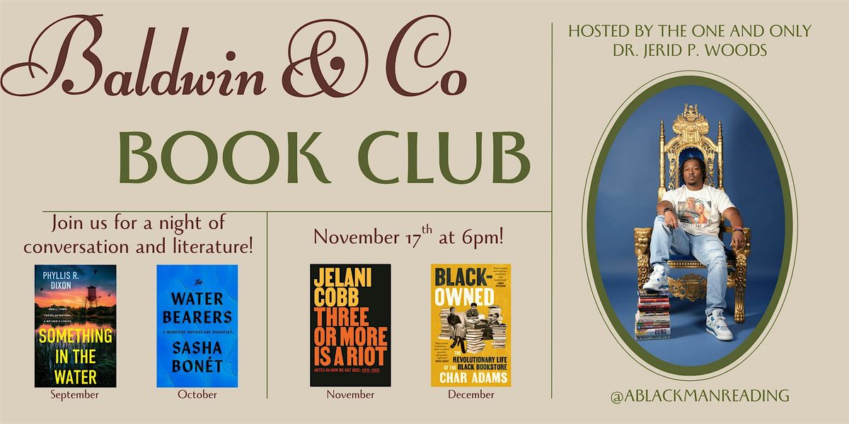 Book Club at Baldwin & Co!