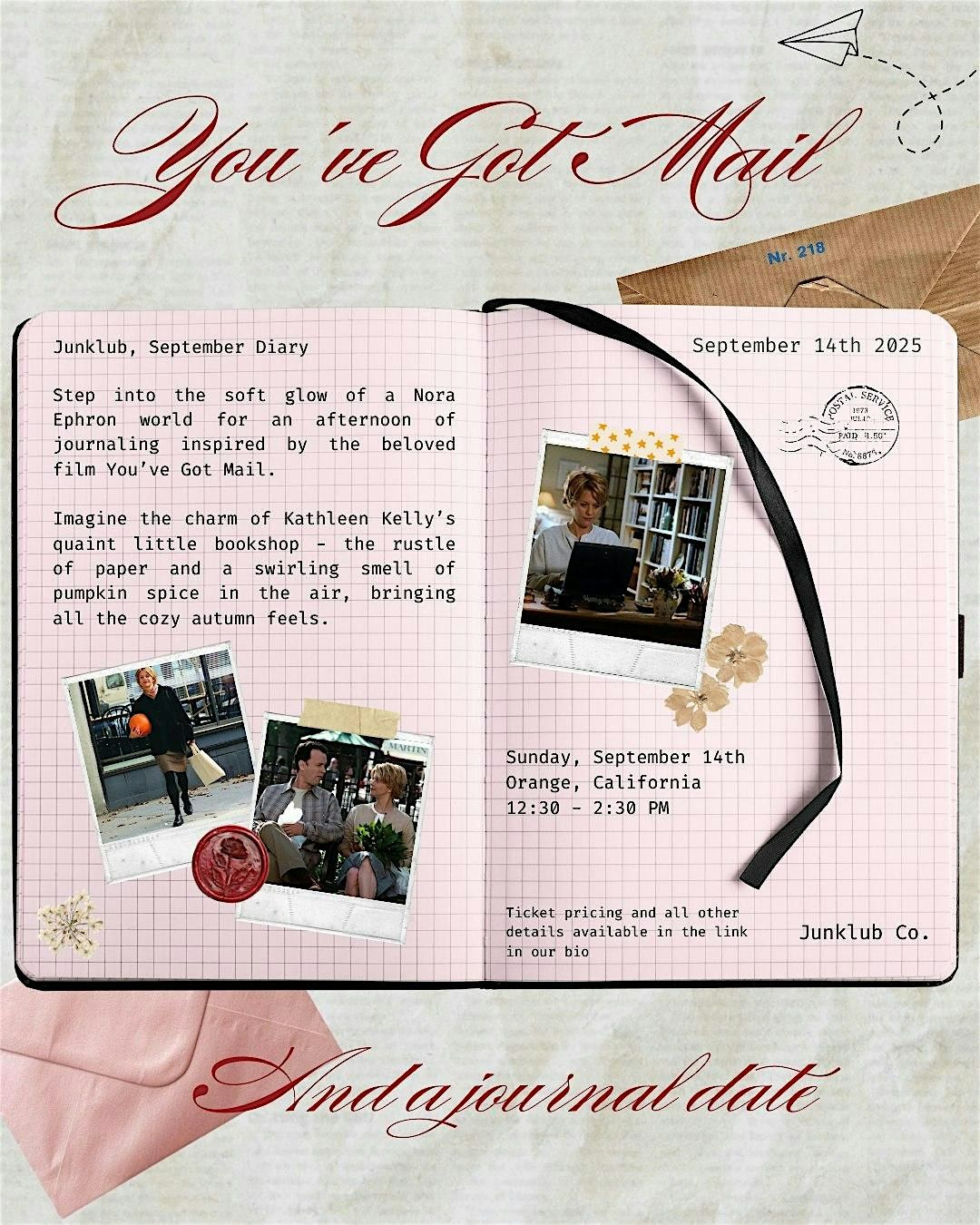 You\u2019ve Got Mail (& a Journal Date)