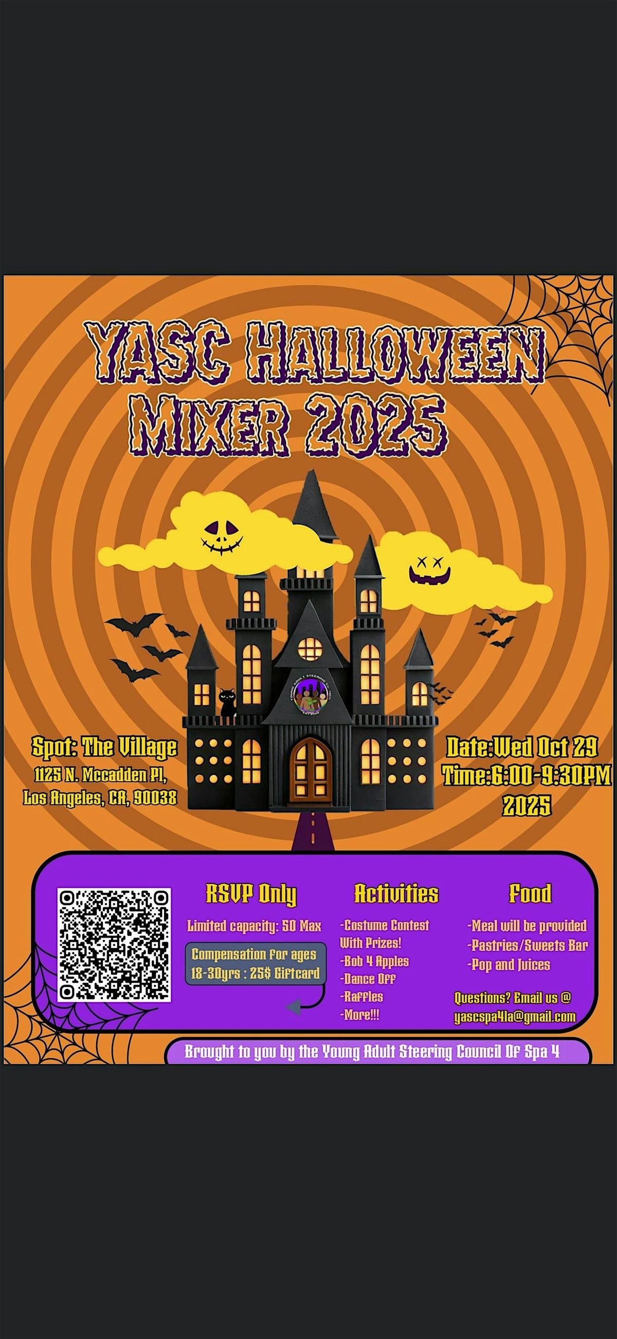 Young Adult Steering Council Halloween Bash