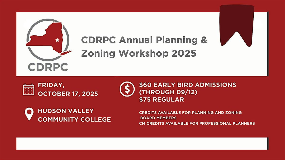CDRPC Planning and Zoning Workshop | October 17, 2025