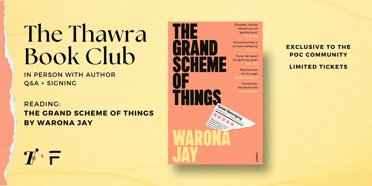 The Thawra Book Club: The Grand Scheme of Things
